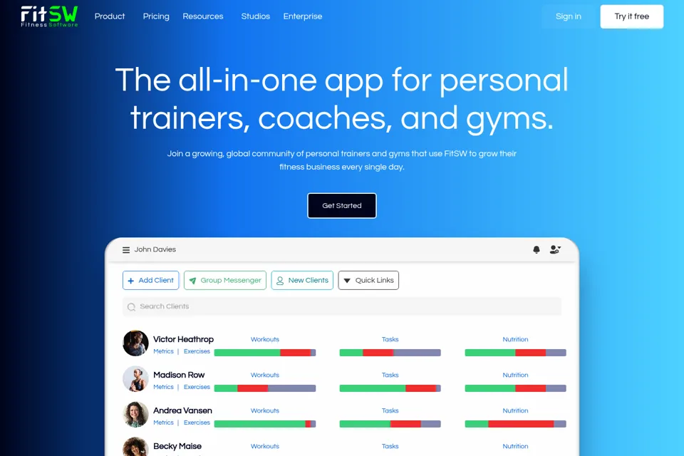 Landing page preview