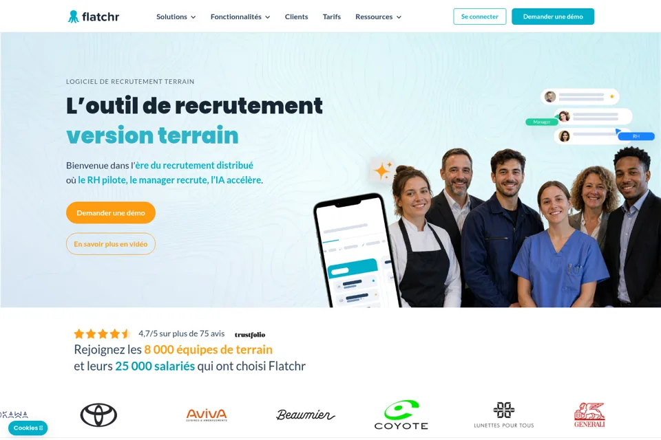 Landing page preview