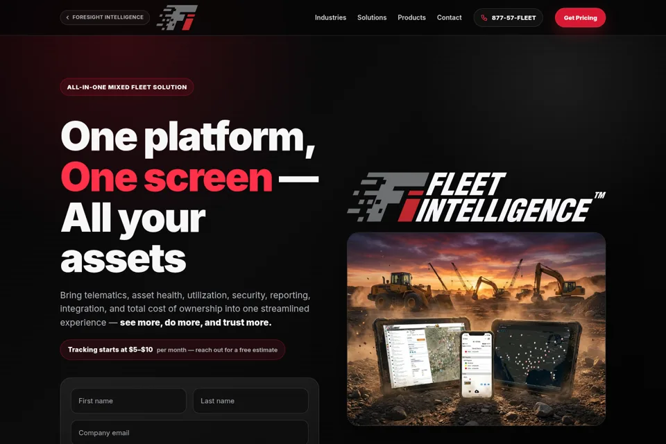 Landing page preview
