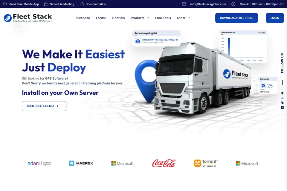 Landing page preview