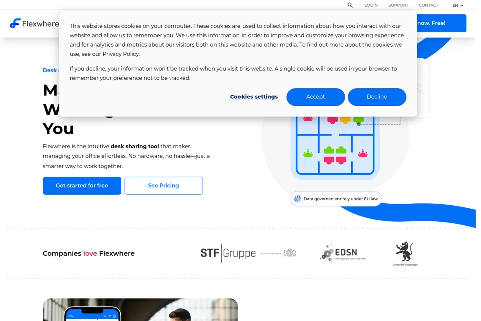 Landing page preview