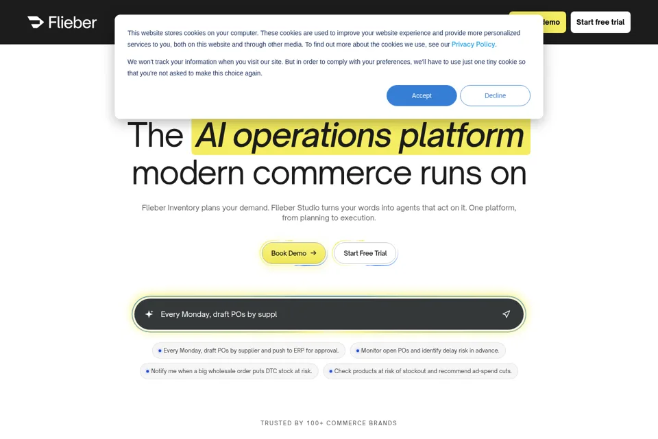 Landing page preview