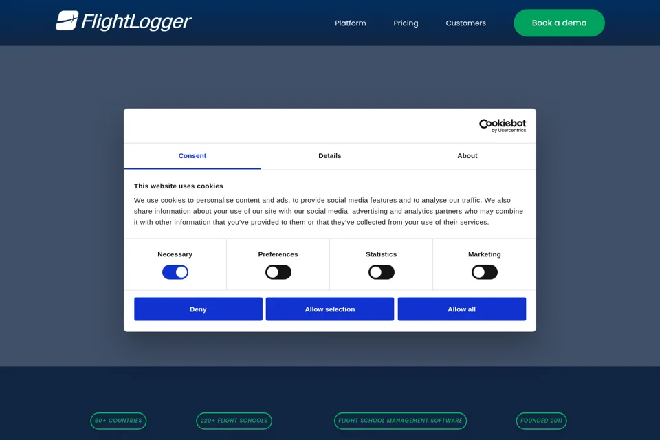 Landing page preview