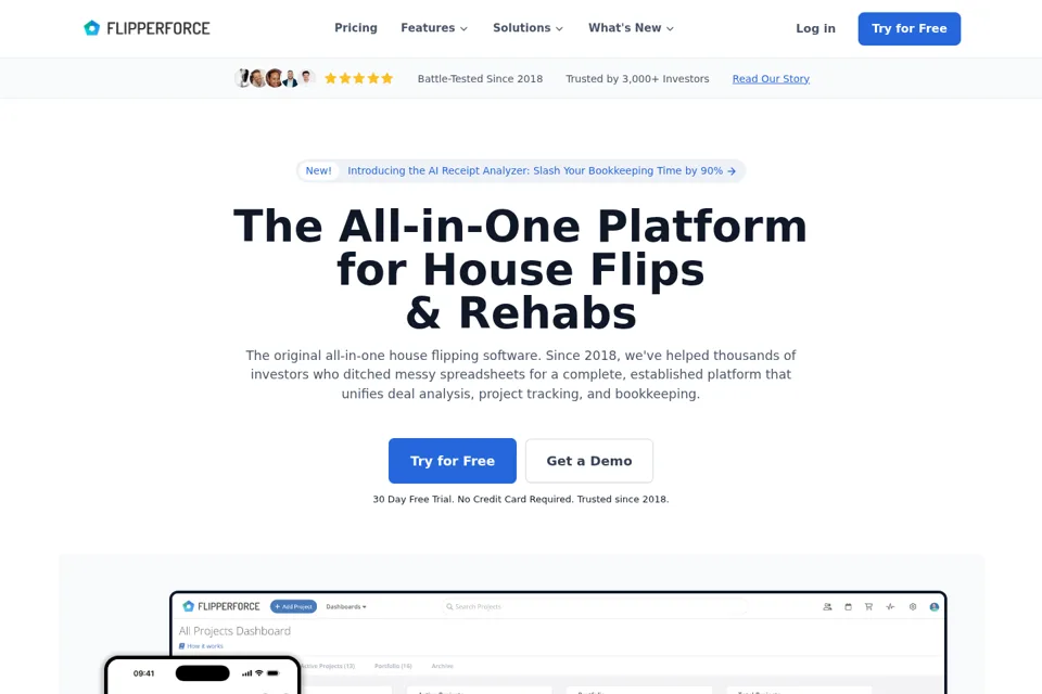 Landing page preview