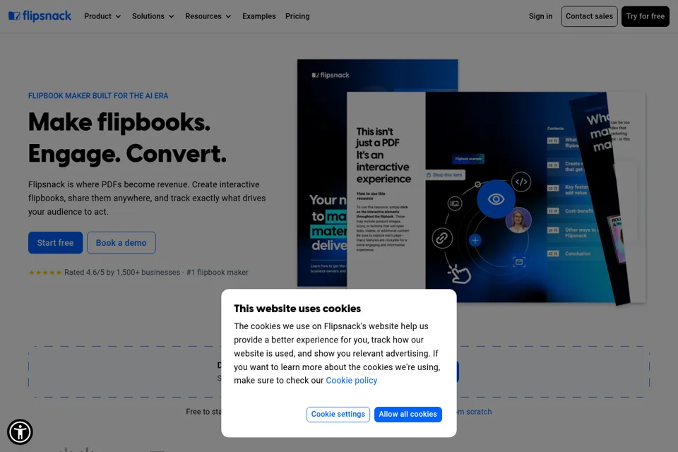 Landing page preview