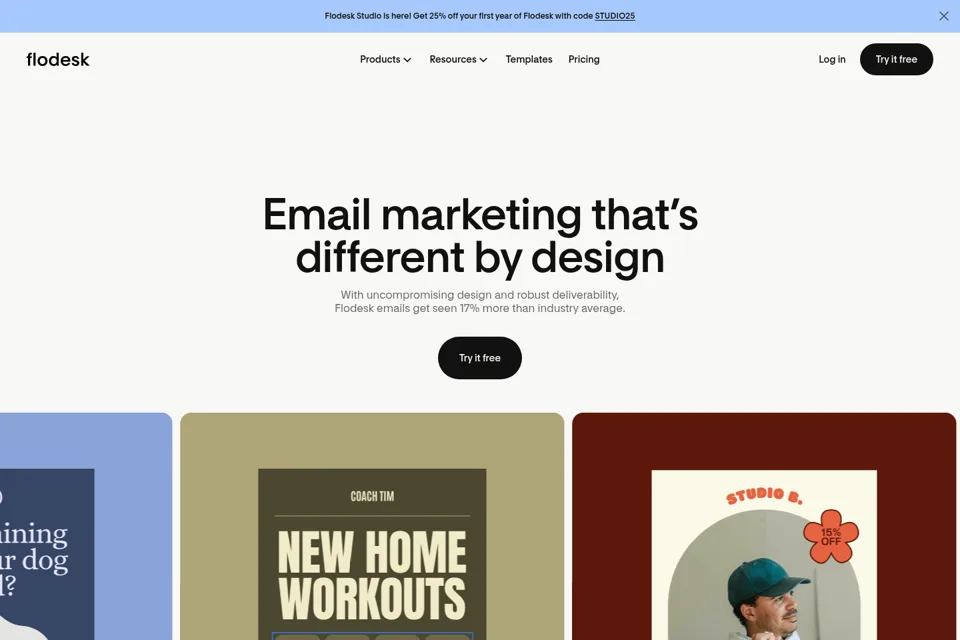 Landing page preview