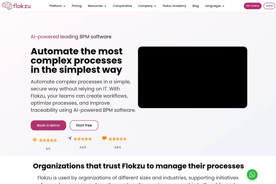 Landing page preview