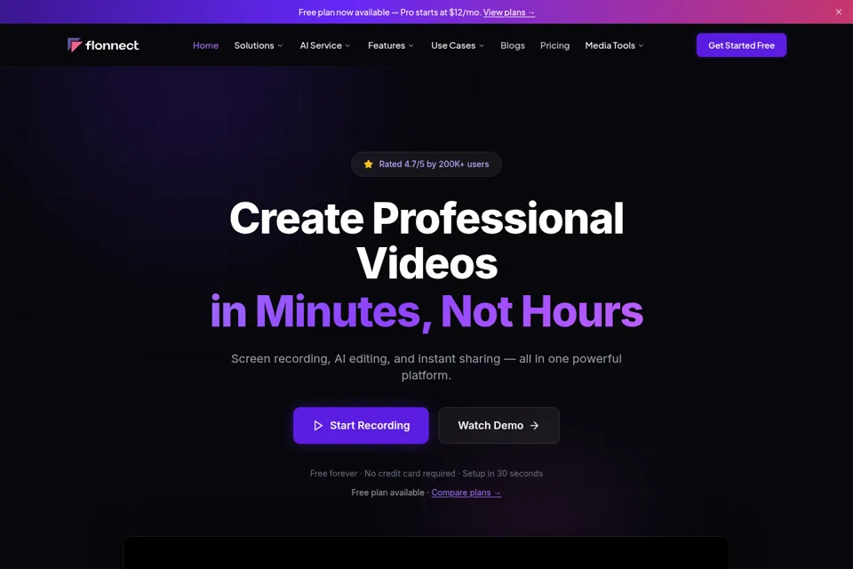 Landing page preview