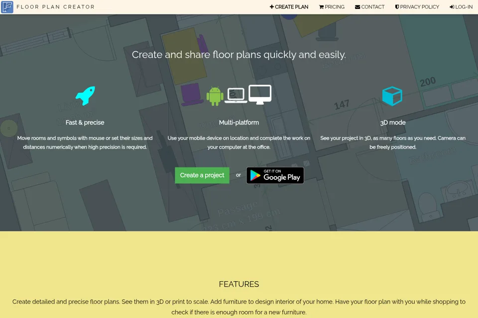 Landing page preview
