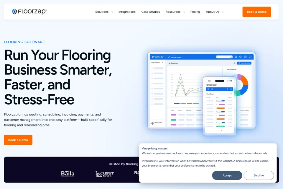 Landing page preview