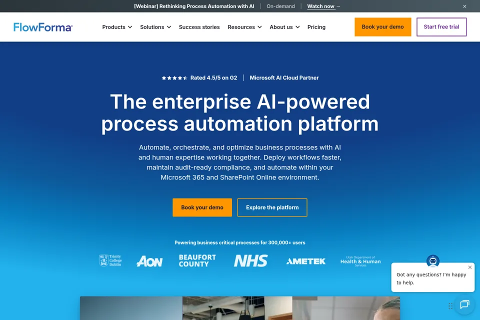 Landing page preview