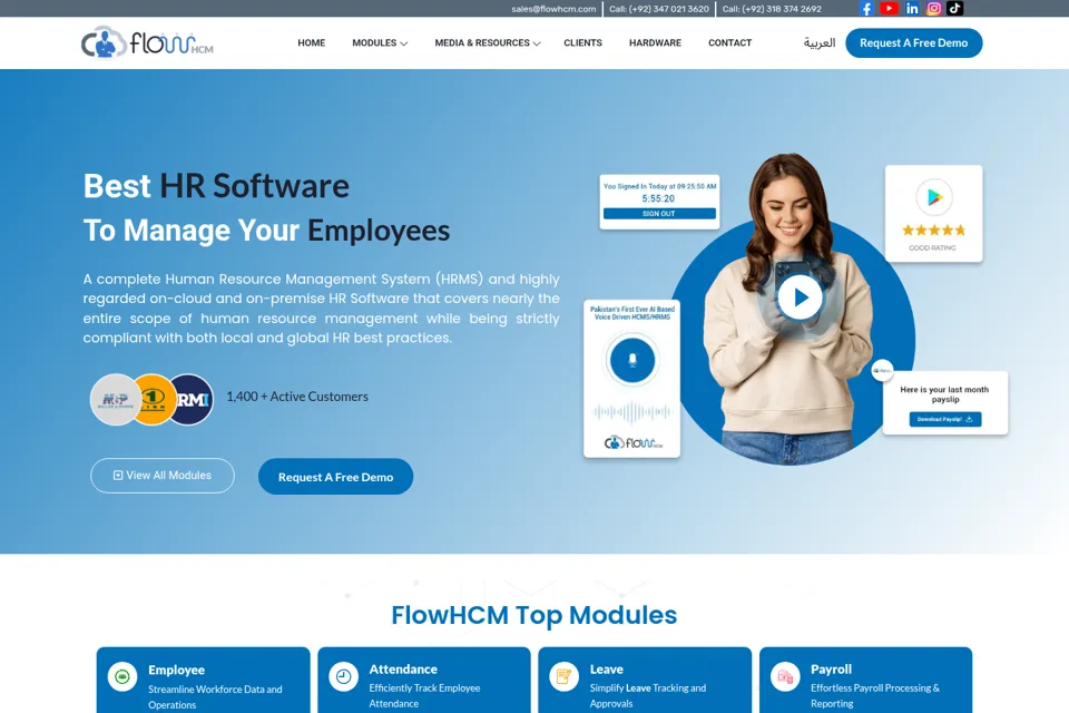 Landing page preview