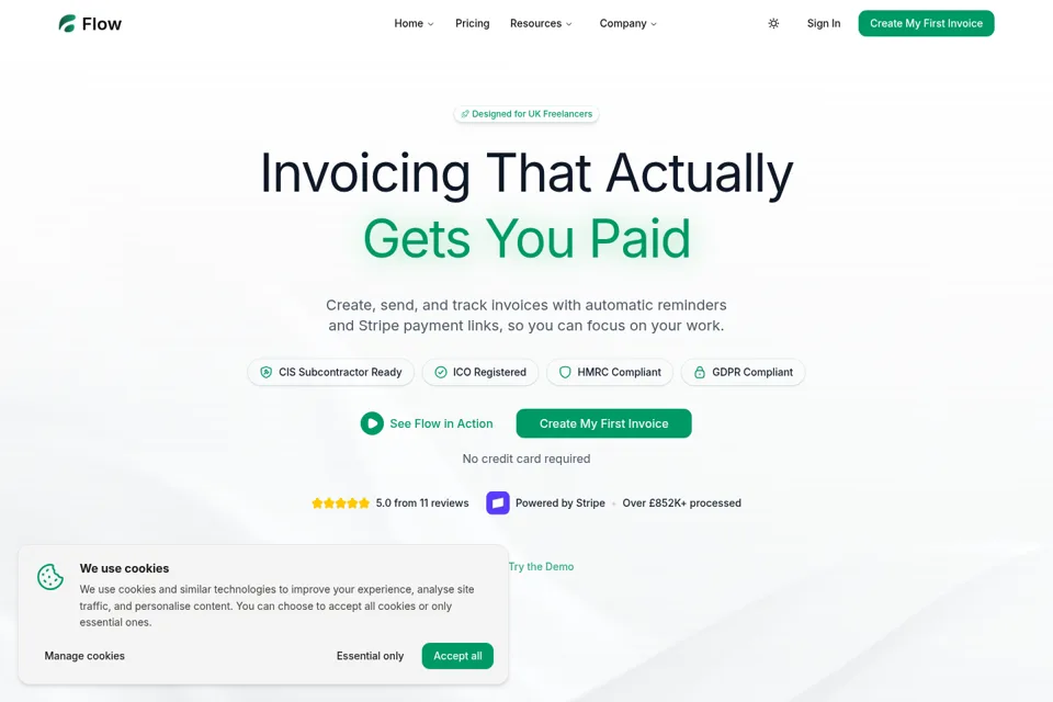 Landing page preview