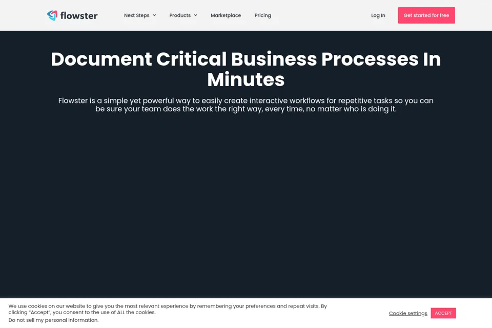 Landing page preview