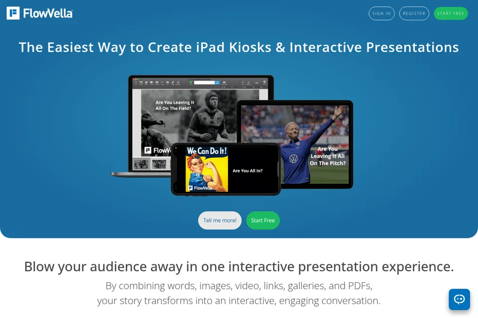 Landing page preview