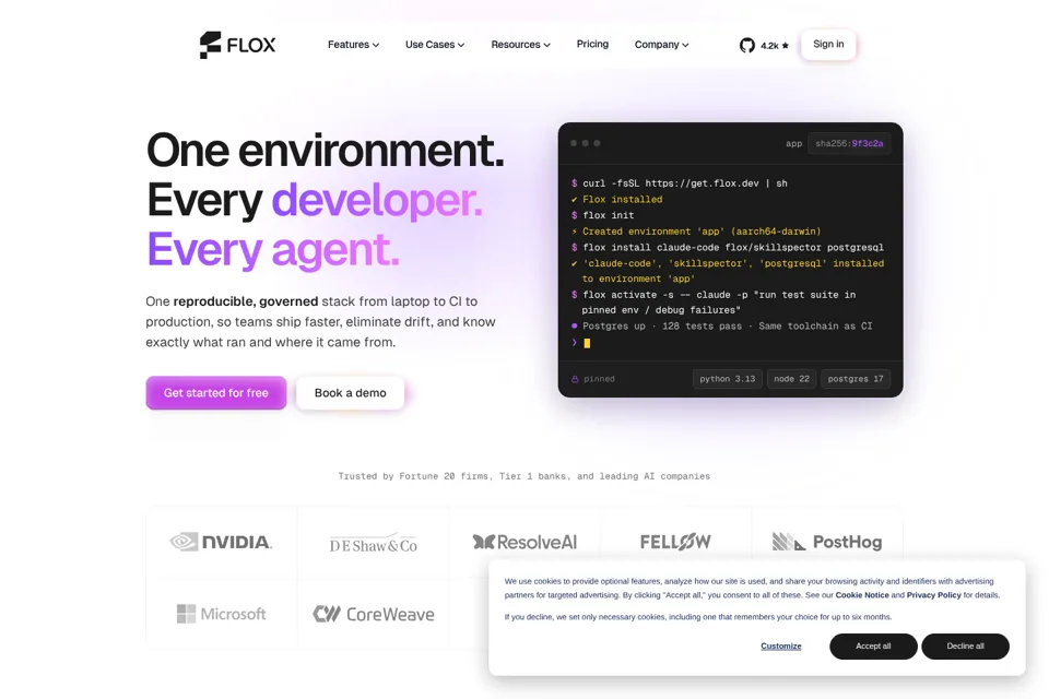 Landing page preview