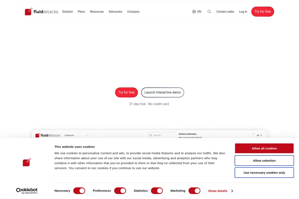 Landing page preview