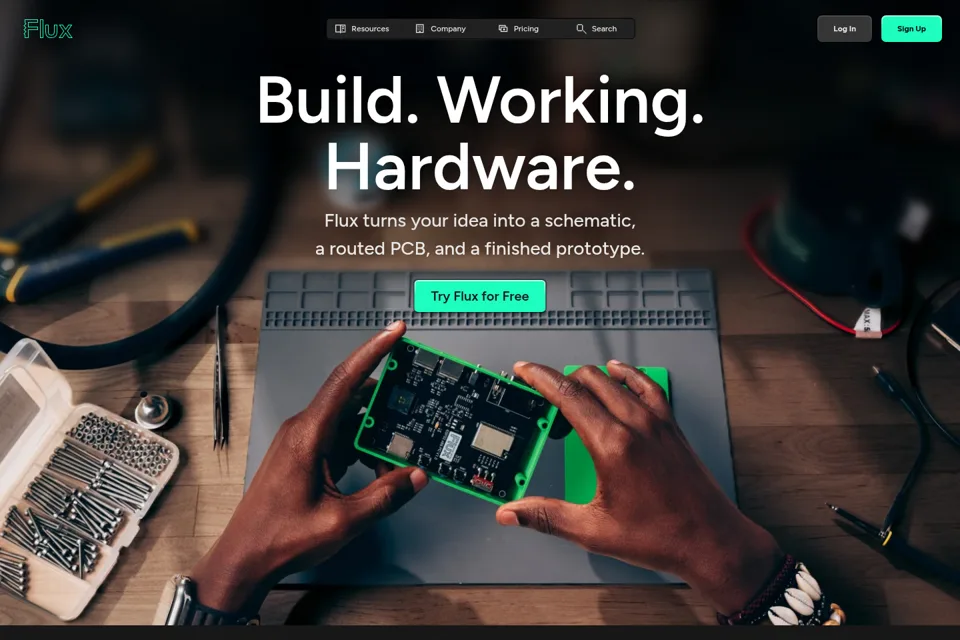 Landing page preview