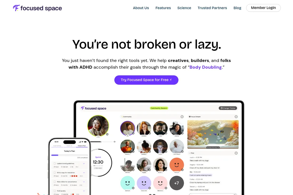 Landing page preview