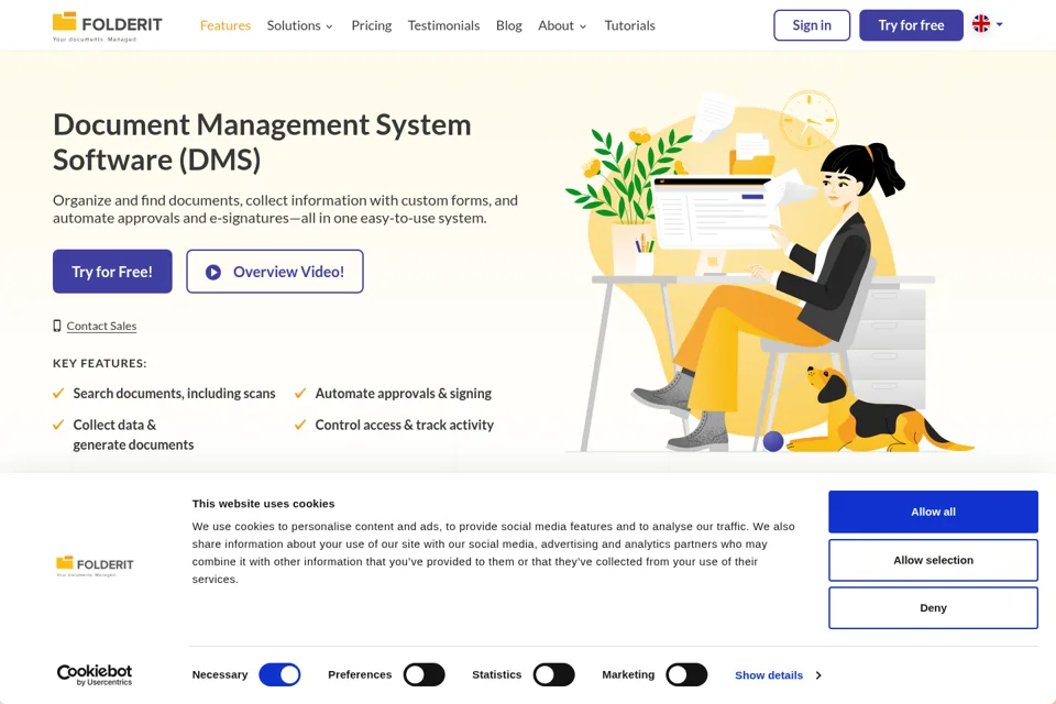 Landing page preview