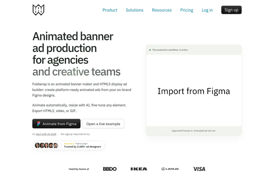 Landing page preview