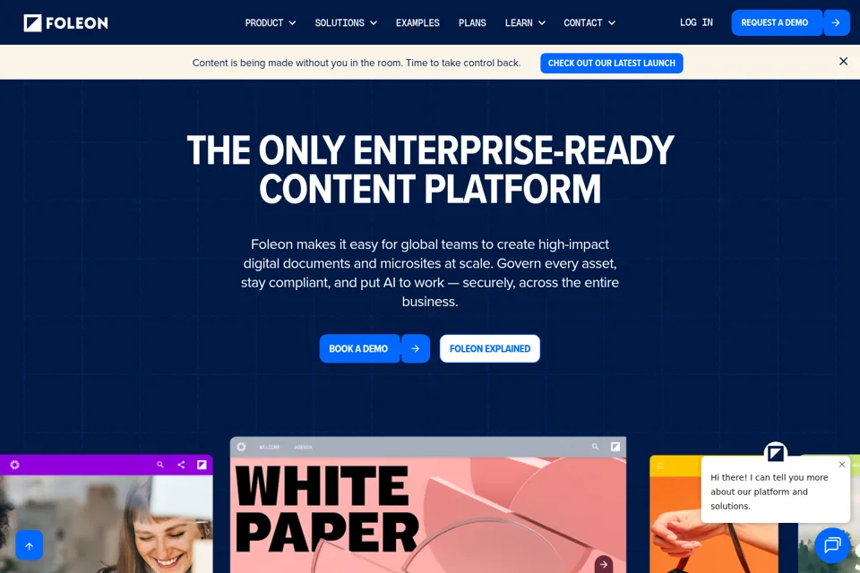 Landing page preview