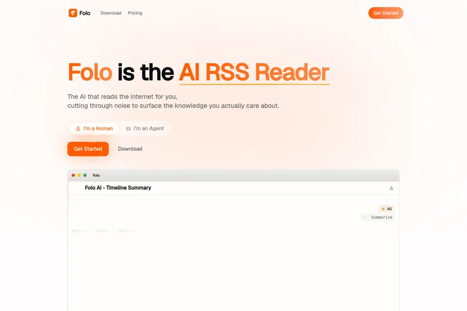Landing page preview