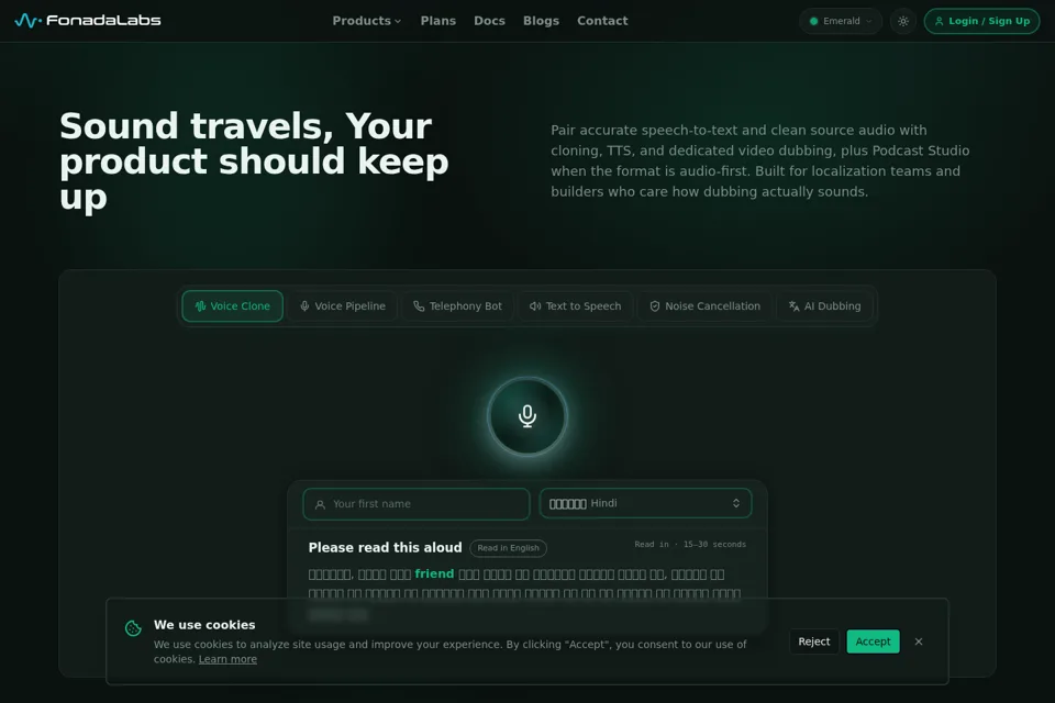 Landing page preview