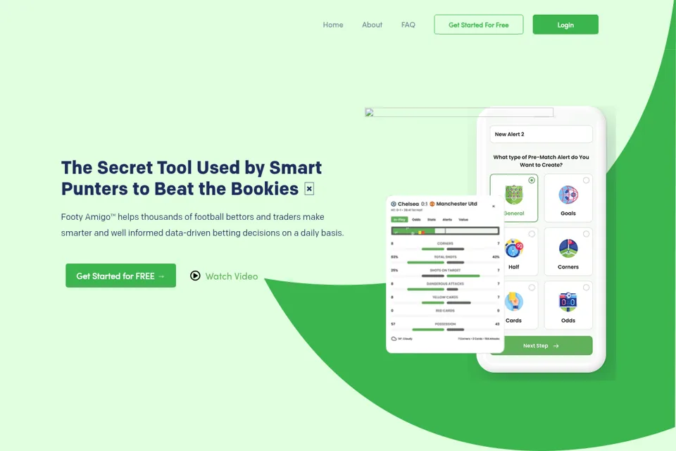 Landing page preview