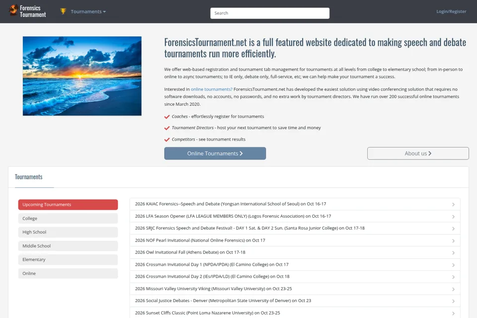 Landing page preview