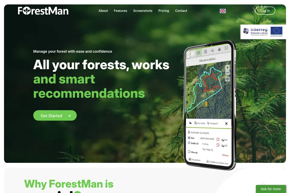 Landing page preview