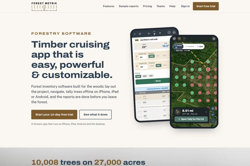 Landing page preview