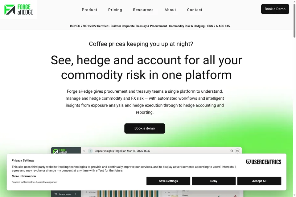 Landing page preview