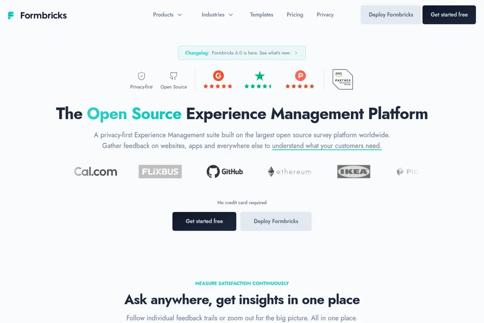 Landing page preview