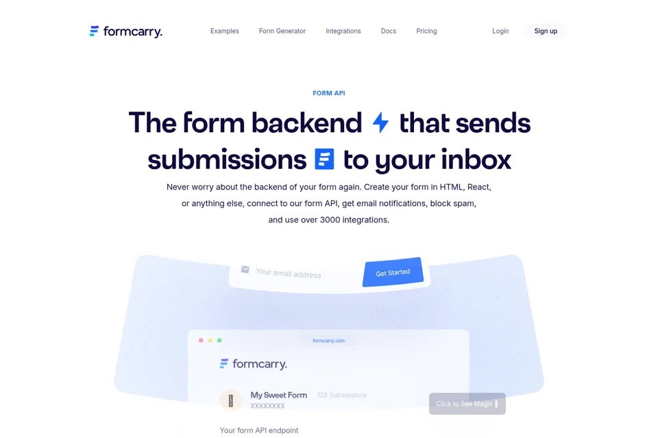 Landing page preview