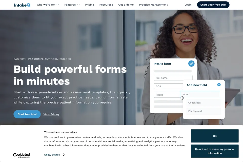 Landing page preview