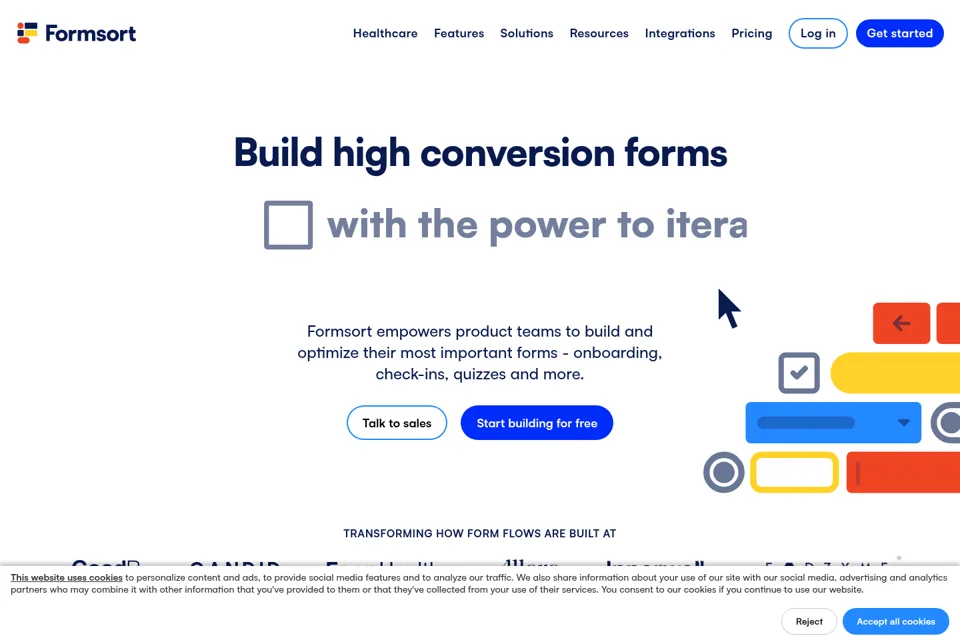 Landing page preview