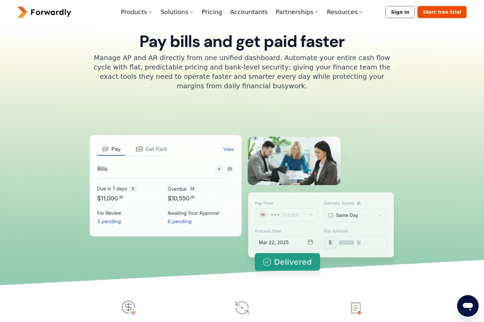 Landing page preview