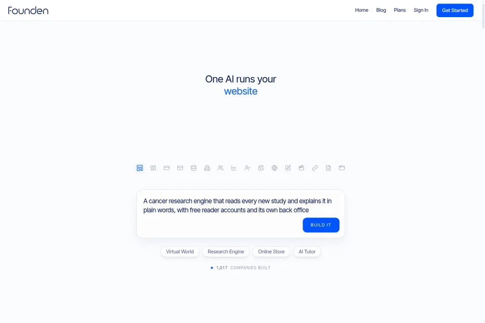 Landing page preview