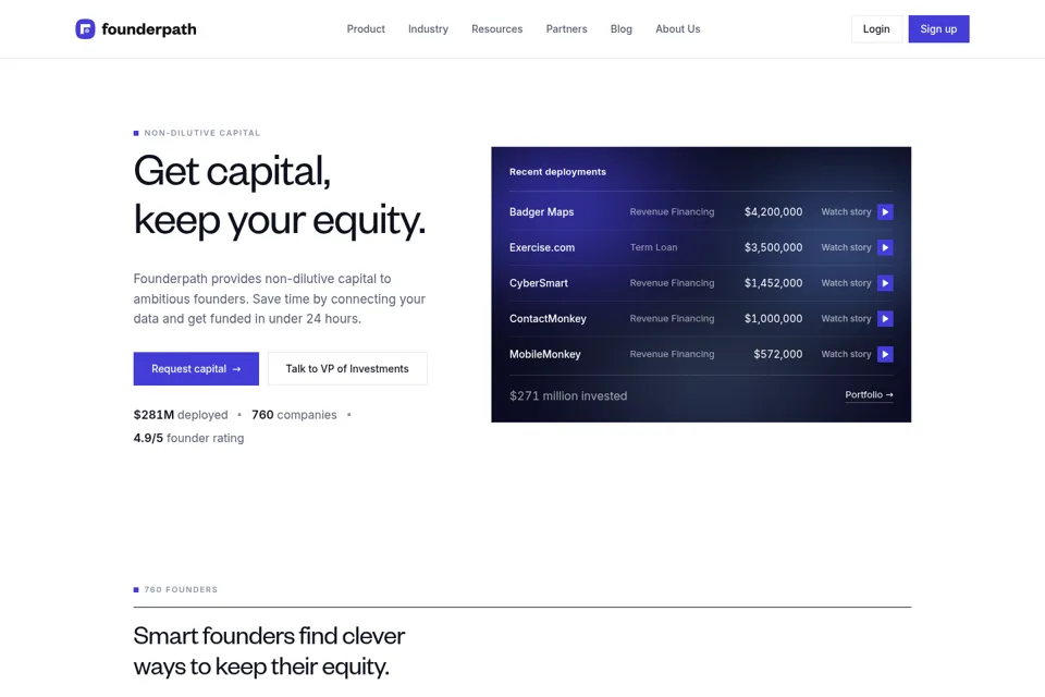 Landing page preview