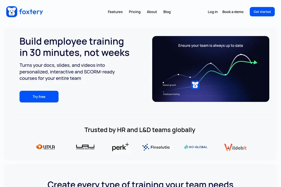 Landing page preview