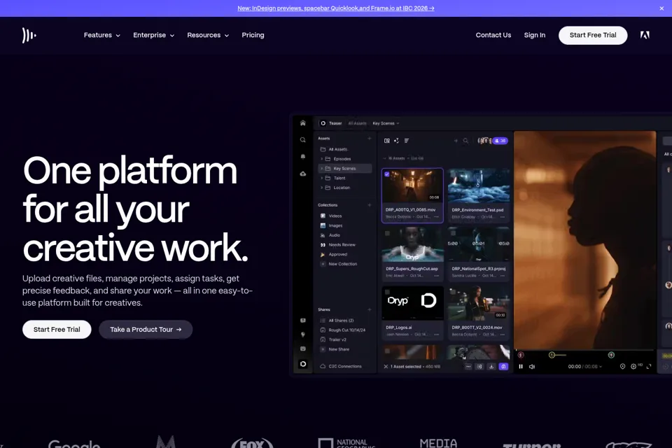 Landing page preview