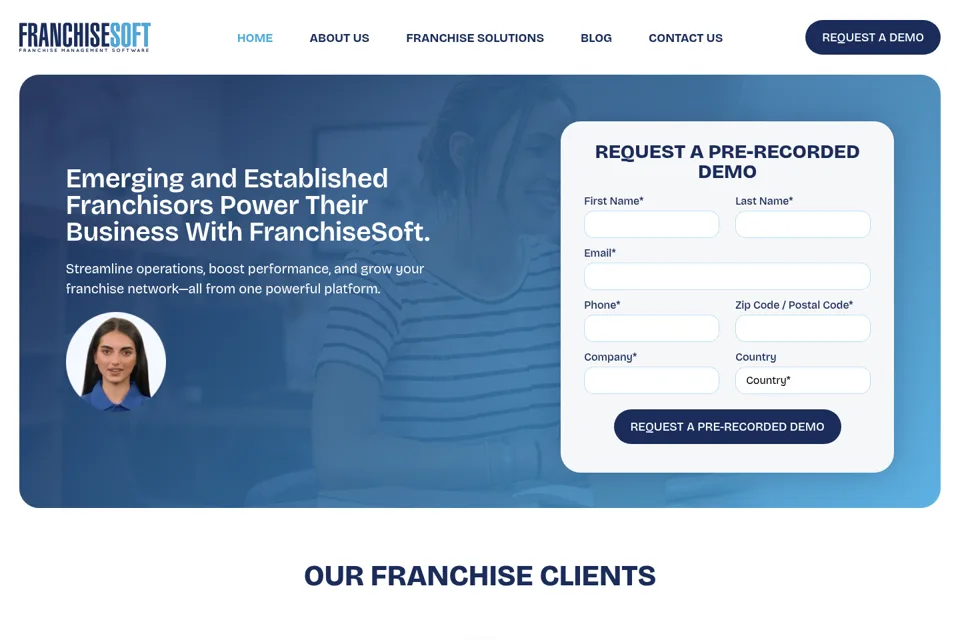 Landing page preview