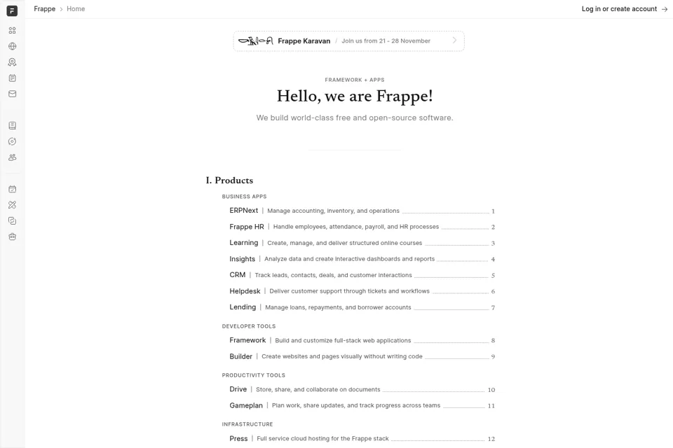 Landing page preview