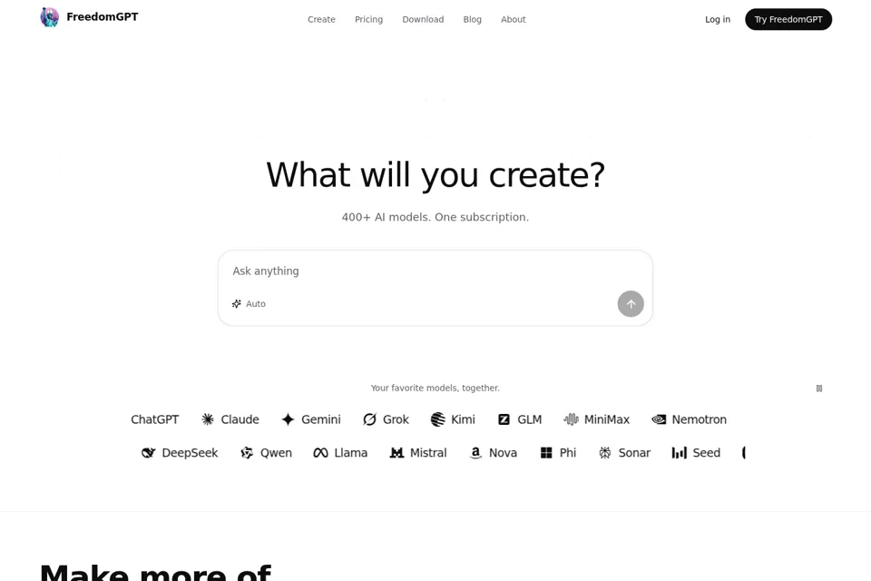 Landing page preview