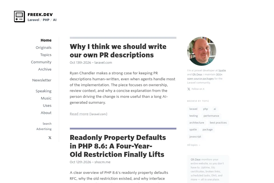Landing page preview