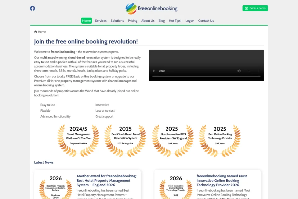 Landing page preview