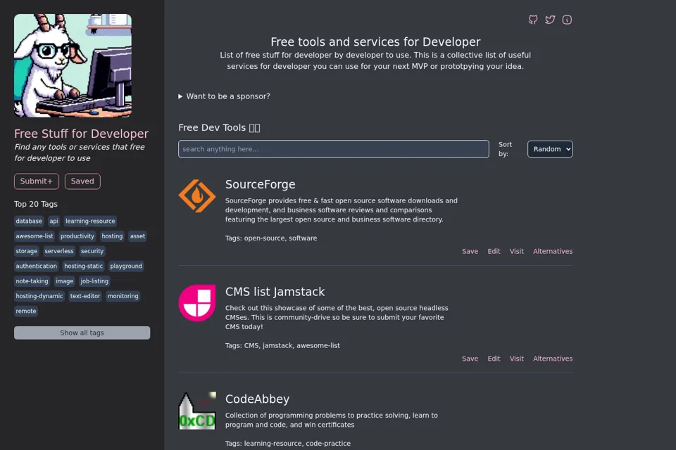Landing page preview