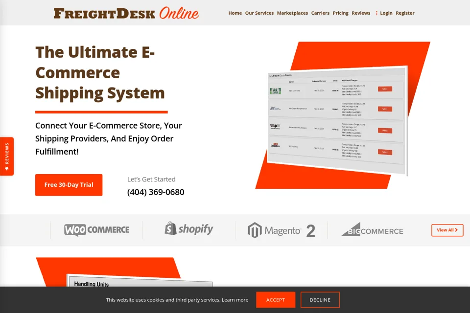 Landing page preview
