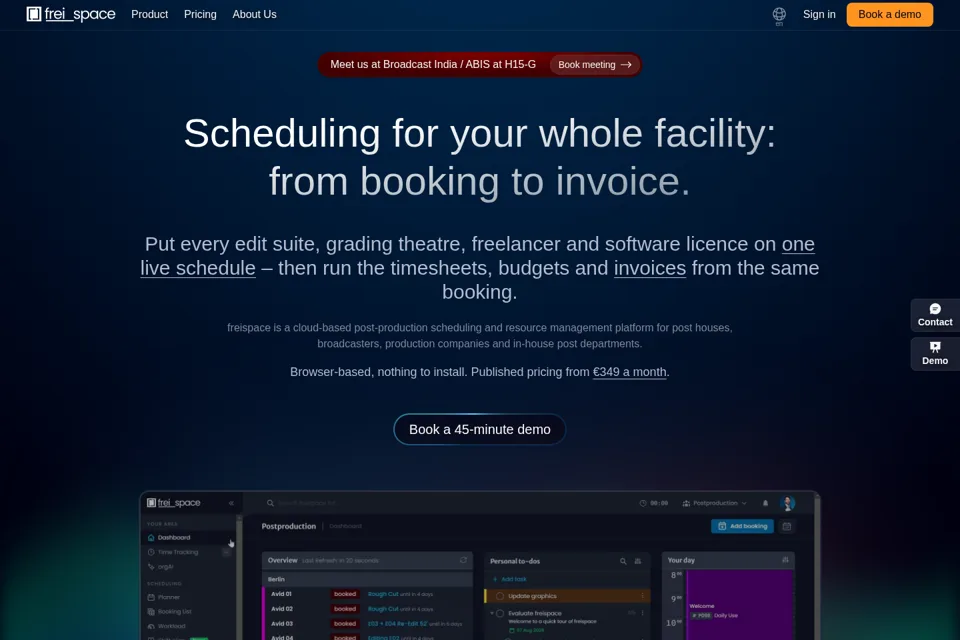 Landing page preview